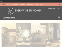 Tablet Screenshot of eigenwijsinwonen.nl